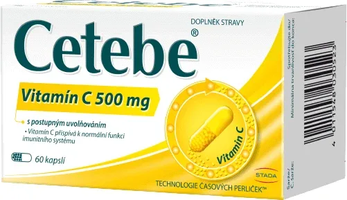 ® Vitamina C cu eliberare treptată 500 mg 60 capsule — preț și oferte