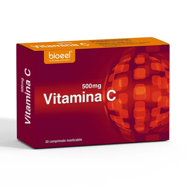 Vitamina C 500 mg, 30 comprimate, Bioeel — preț și oferte