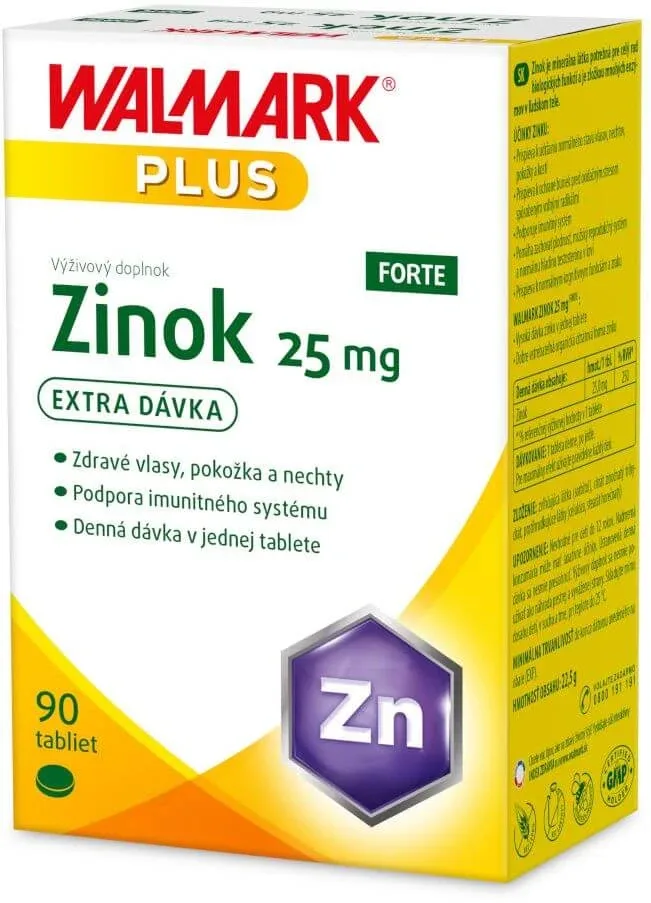 Walmark Zinc FORTE 25 mg 90 comprimate — preț și oferte