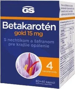 GS Betacaroten aur 15 mg, capsule 80+40 — preț și oferte