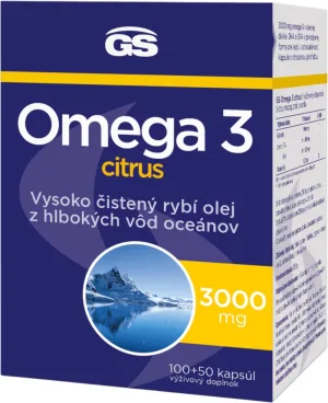GS Omega 3 Citrus 100+50 capsule