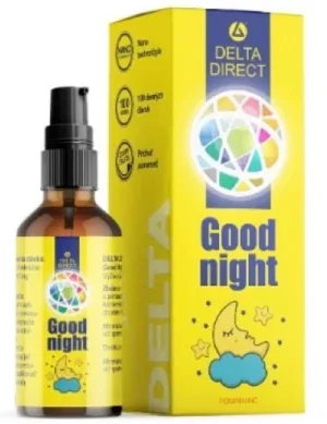 Delta Direct Good Night Melatonină lichidă cu dozator sub limbă portocaliu 30 ml