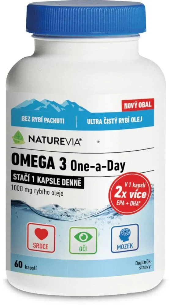 NatureVia Omega 3 One-a-Day 1000 mg 60 capsule — preț și oferte