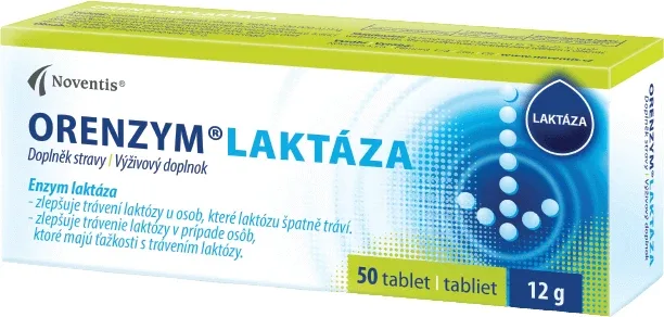Noventis Orenzym Lactase 50 comprimate — preț și oferte