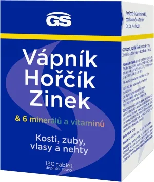 GS Calciu, magneziu, zinc 130 comprimate