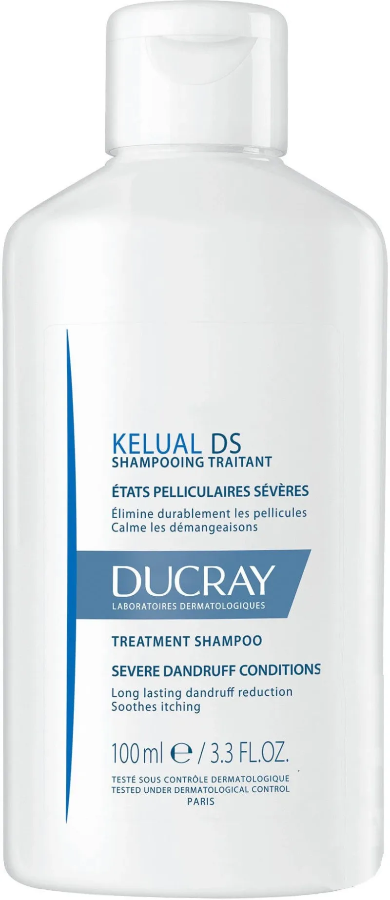 Ducray Kelual DS Șampon pentru condiții severe de mătreață cu roșeață și mâncărime intensă a scalpului 100 ml — preț și oferte