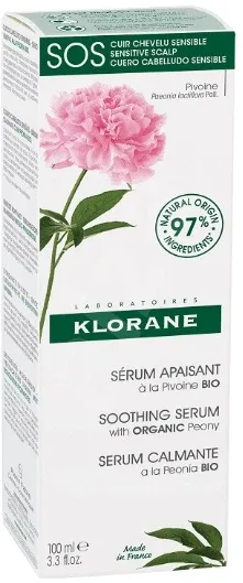 Klorane Ser calmant cu BIO bujor SOS scalp sensibil 100 ml — preț și oferte