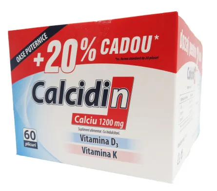 Calcidin, 60 plicuri, Zdrovit — preț și oferte