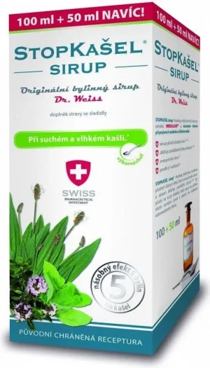 Dr.Weiss Medical SIRUP - pentru tuse 300 ml