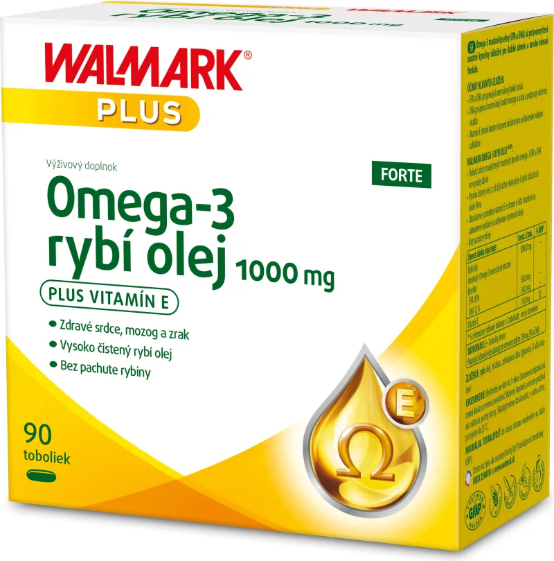 Walmark Omega - 3 FORTE ulei de pește 1000 mg 90 capsule — preț și oferte