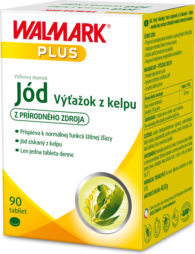Walmark Iod Kelp Extract plus 90 comprimate — preț și oferte