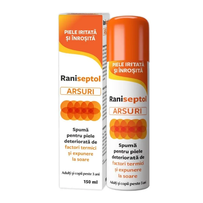Raniseptol ARSURI spuma, 150 ml, Zdrovit — preț și oferte