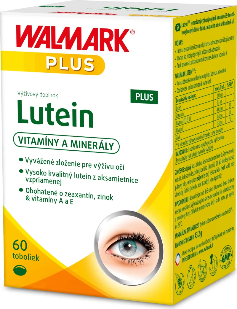 Walmark Lutein PLUS 60 capsule — preț și oferte