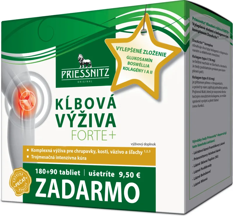 Priessnitz BONE NUTRITION FORTE + colagen innov. 270 comprimate — preț și oferte