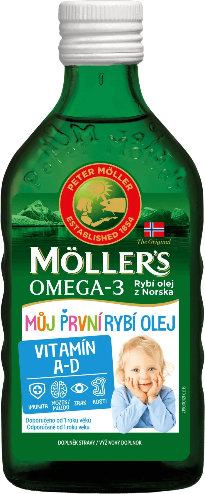 Mollers Möller's Omega 3 My First Fish Oil 250 ml — preț și oferte