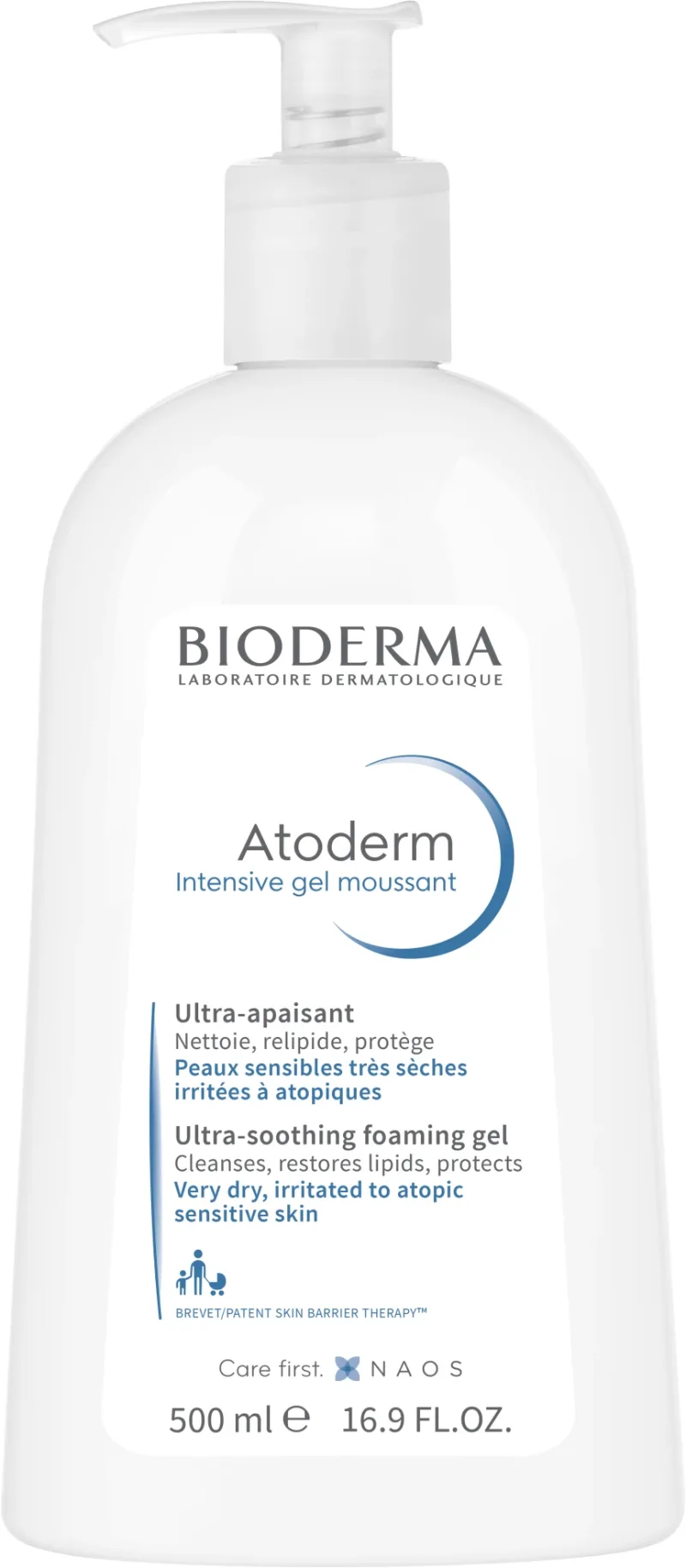 Bioderma Atoderm Intensive gel moussant gel de duș pentru piele foarte uscată și atopică 500 ml — preț și oferte