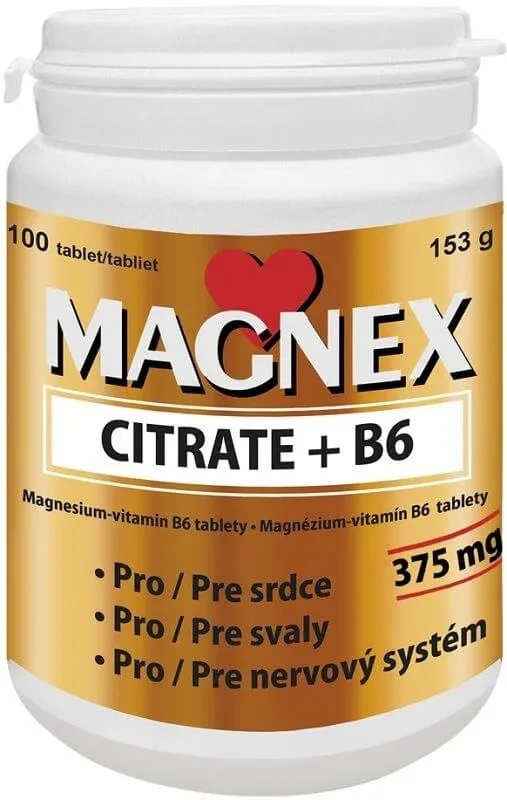 Vitabalans Oy Magnex Citrat + B6 100 comprimate — preț și oferte
