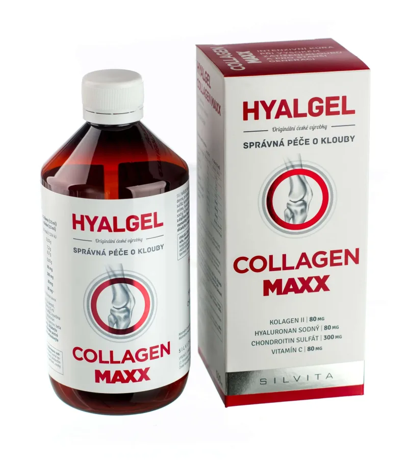 Silvita HYALGEL COLLAGEN MAXX preparat lichid cu aromă de portocale 500 ml — preț și oferte