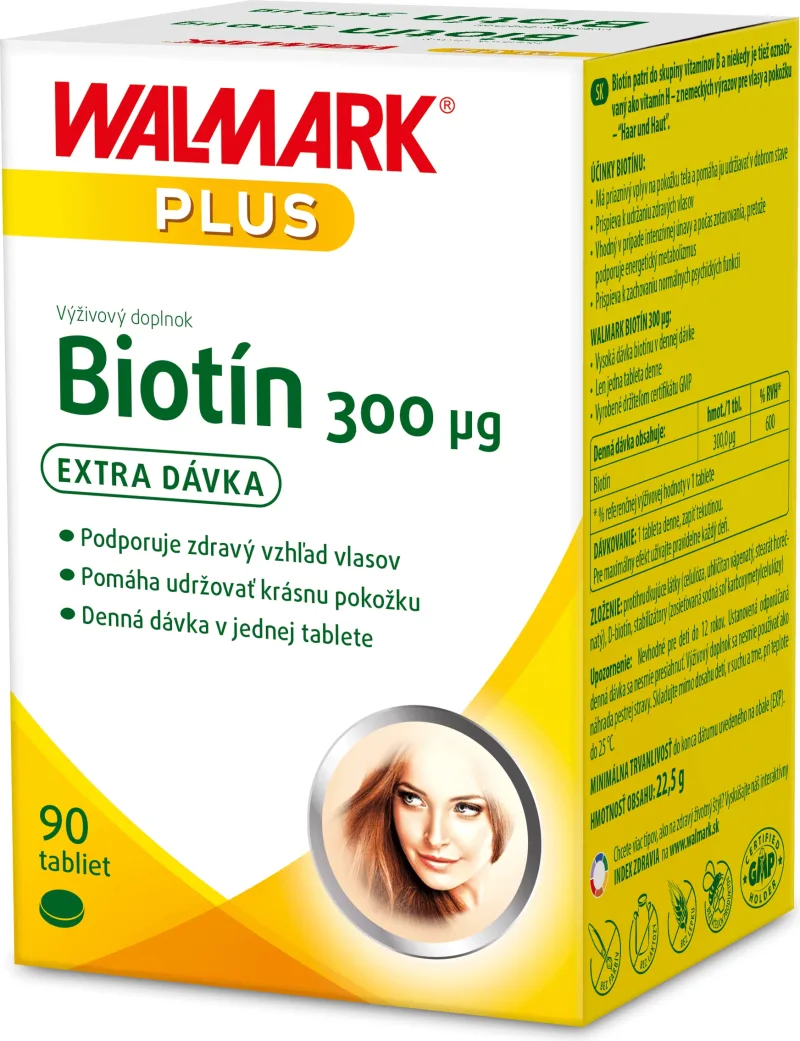 Walmark Biotin 300 µg 90 comprimate — preț și oferte