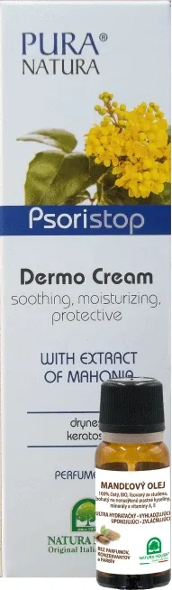 Natura House Psoristop cremă dermo cu 10% extract de mahonia + ulei de migdale 10 ml free 75 ml — preț și oferte