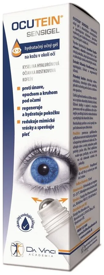 Ocutein SENSIGEL - DA VINCI Gel hidratant pentru ochi 15 ml — preț și oferte