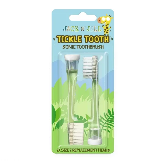 Rezerve periuta de dinti sonica Tickle Tooth, 2 bucati, Jack N Jill — preț și oferte
