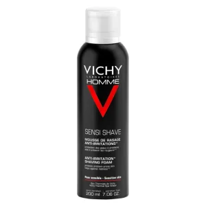 Spuma de ras anti-iritatii pentru ten sensibil, 200 ml, Vichy Homme