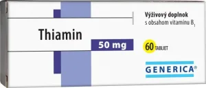Generica Tiamină 50 mg 60 comprimate