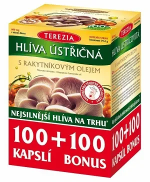 Terezia Ciupercă de stridii cu ulei de cătină de mare 200 capsule