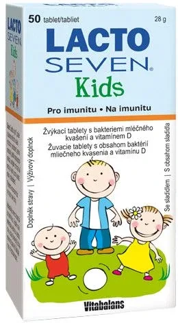 Vitabalans Oy Lactoseven Kids comprimate masticabile 50 buc