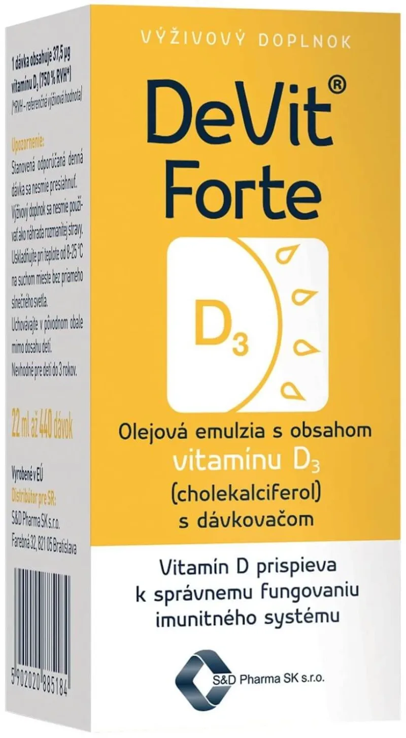 DeVit Forte picături 22 ml — preț și oferte