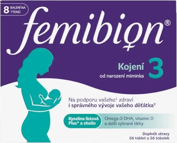 Femibion 3 Alăptare 56 comprimate + 56 capsule — preț și oferte