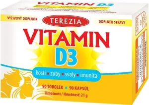 Terezia Vitamina D3 1000 UI 90 capsule