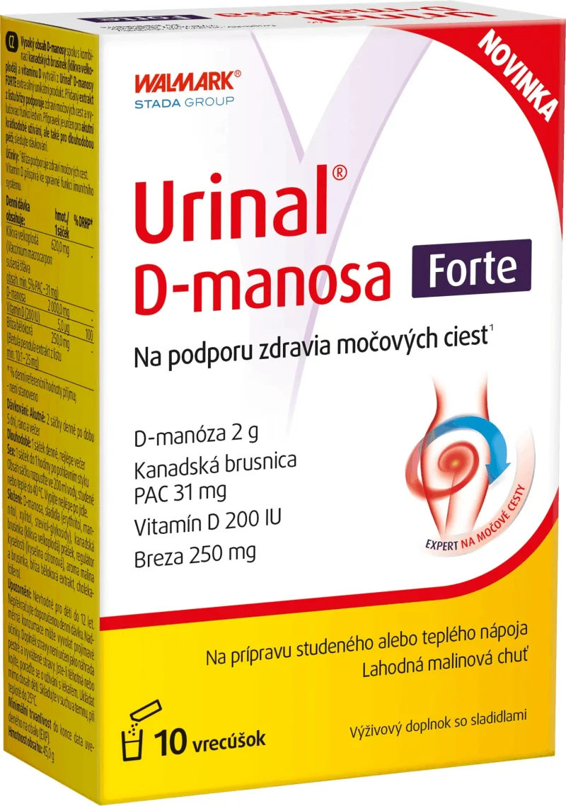 Urinal D-mannose Forte 10 pliculețe — preț și oferte