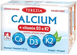 Terezia Calciu + vitamina D3 și K2 30 capsule