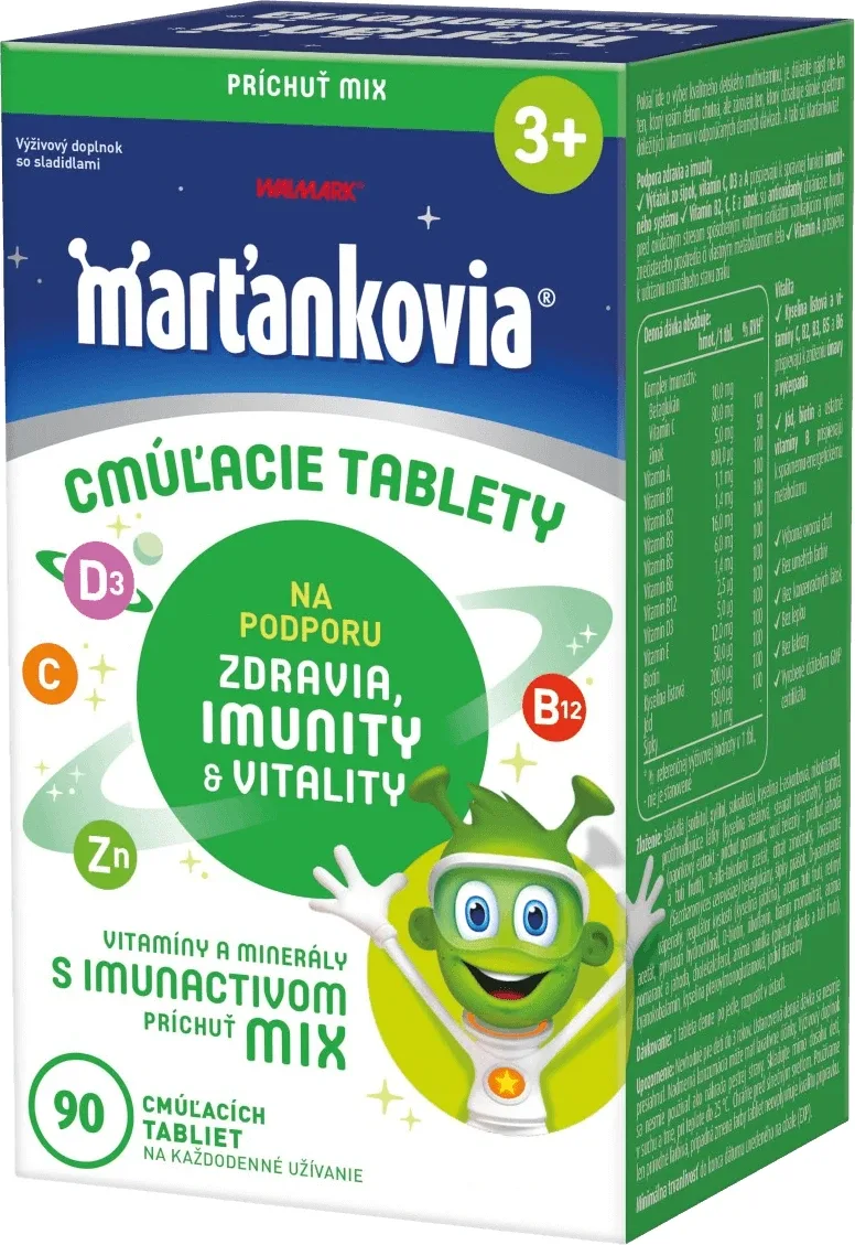 WALMARK marțian cu tablete de supt Imunactiv 90 buc — preț și oferte