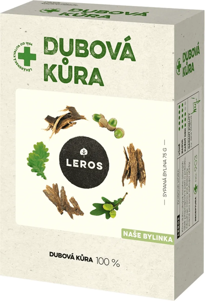 Scoarță de stejar Leros 75 g — preț și oferte