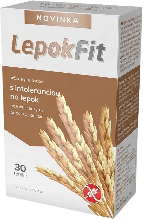 LepokFit pentru persoanele cu intoleranță la gluten 30 comprimate — preț și oferte