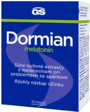 GS Dormian Melatonină 30 capsule
