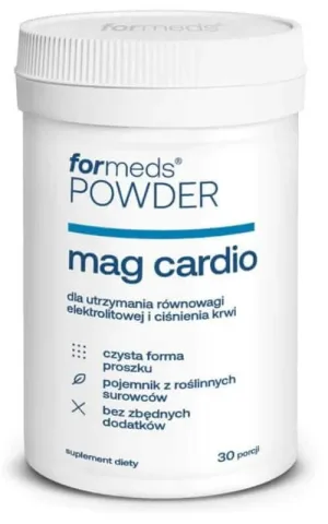 Pulbere MAG CARDIO potasiu + magneziu (30 porții) Formeds