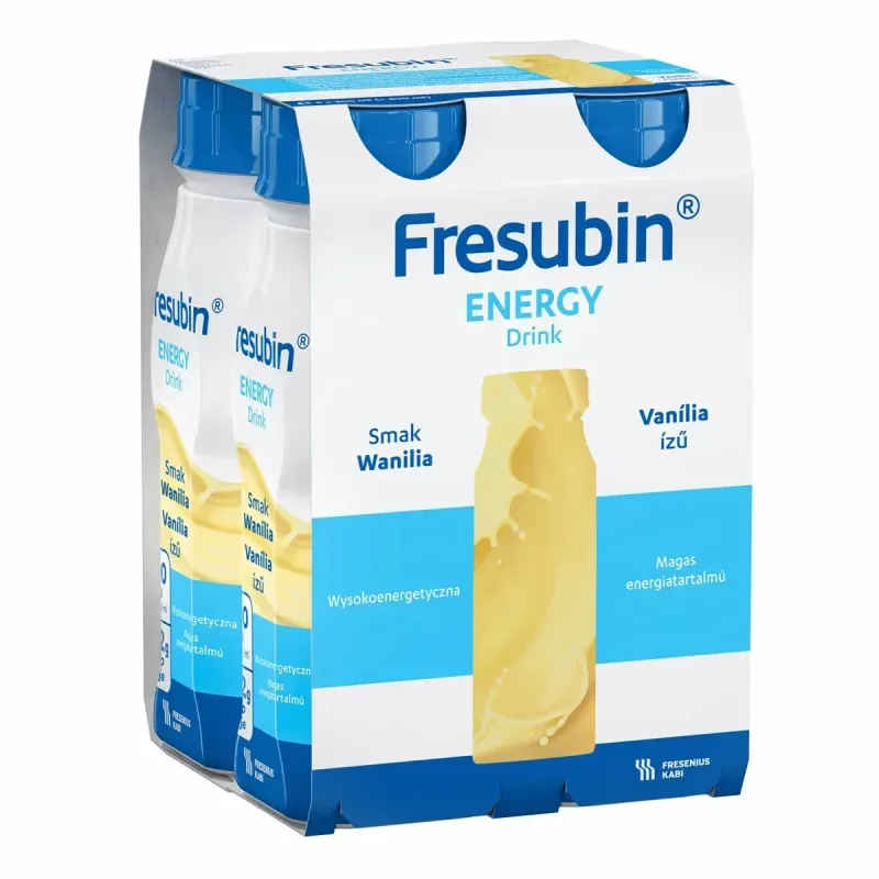 Fresubin Energy, 4 x 200 ml - cu aromă de vanilie, Fresenius Kabi — preț și oferte