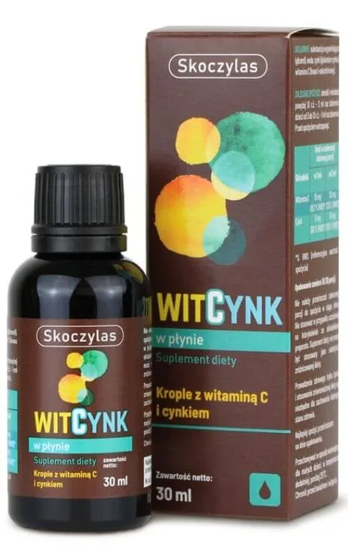 Skoczylas WitCynk (vitamina C + zinc) picături 30ml — preț și oferte