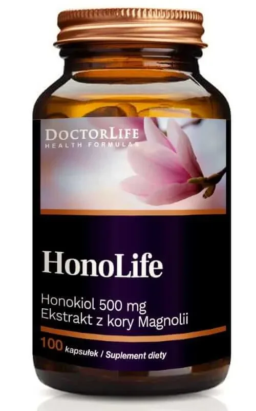 Doctor Life HonoLife Honokiod extract de scoarță de magnolie 500mg, 100 capsule — preț și oferte