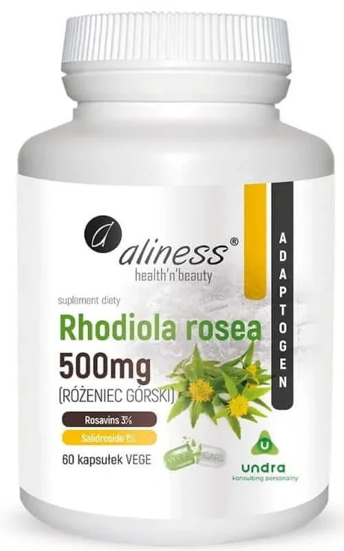 Rhodiola rosea 500mg (Rhodiola rosea) 60vcaps Aliness — preț și oferte