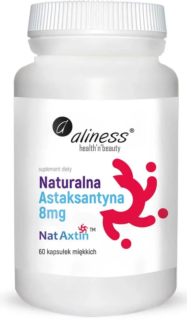 Astaxantină naturală Nat Axtin 8mg 60 capsule Aliness — preț și oferte