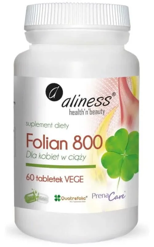 Folat pentru femeile gravide 800 µg 60 comprimate Aliness — preț și oferte