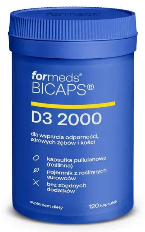 Bicaps D3 2000 UI 120 capsule Formeds — preț și oferte