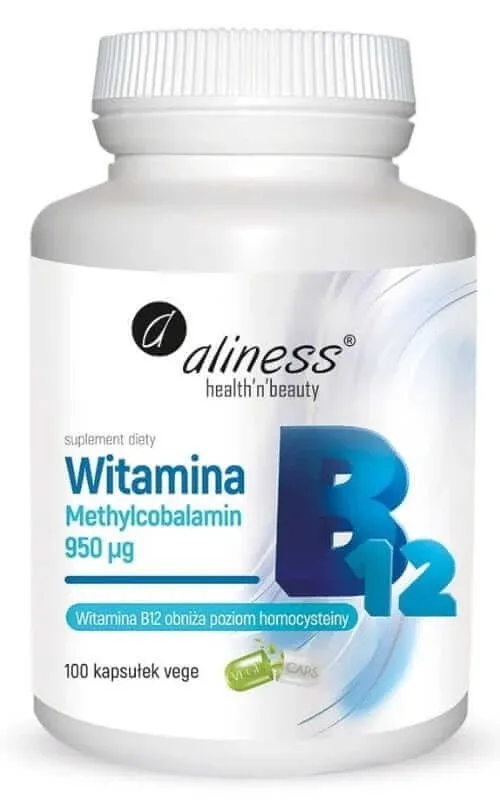 Vitamina B12 Metilcobalamină 950µg x 100 capsule Aliness — preț și oferte