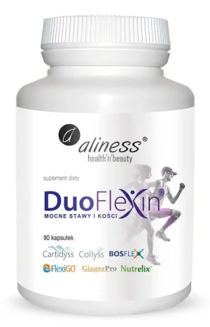 Duoflexin Articulații și oase puternice 100% natural x 90 capsule vegetale Aliness