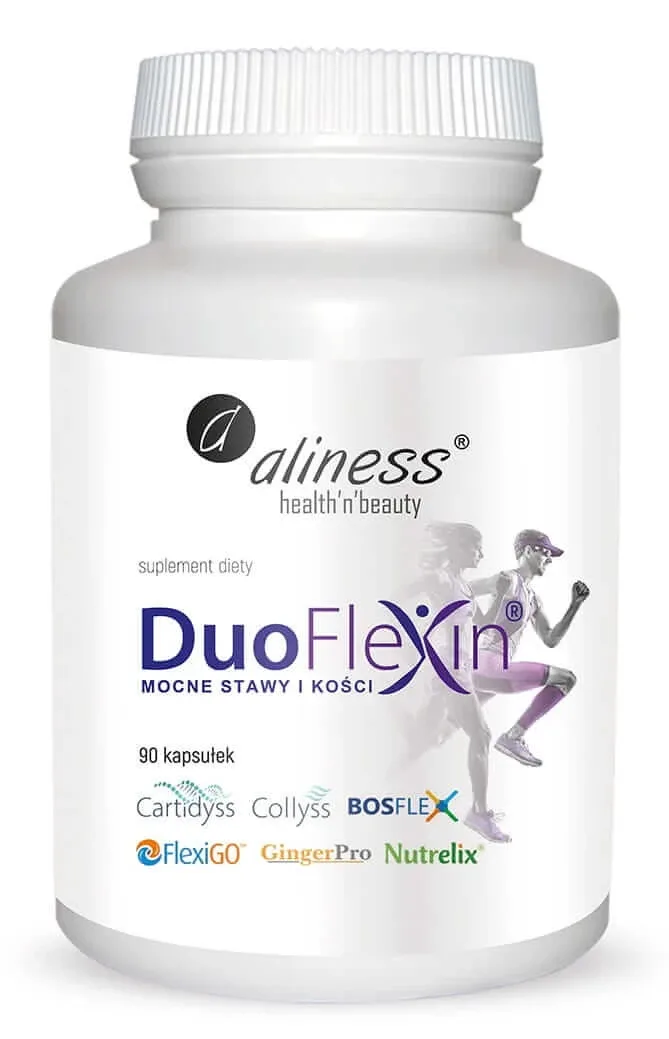 Duoflexin Articulații și oase puternice 100% natural x 90 capsule vegetale Aliness — preț și oferte
